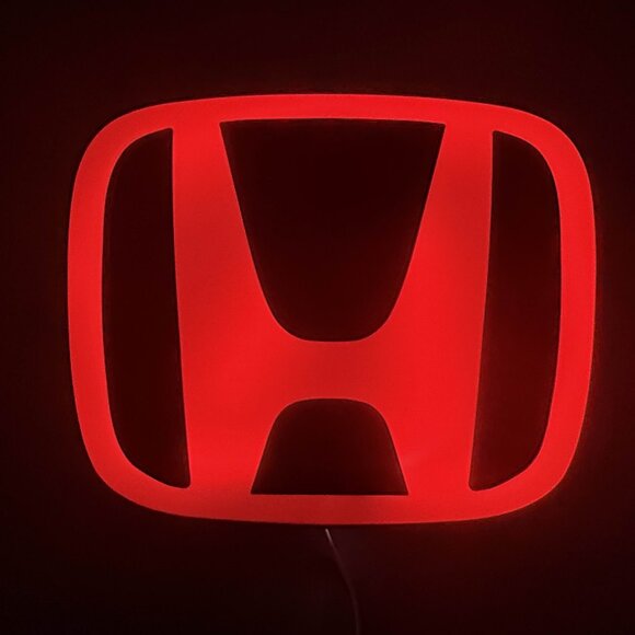 Honda LED Light Box: USB Powered Garage Decor - JDM Gift - Picture 1 of 5